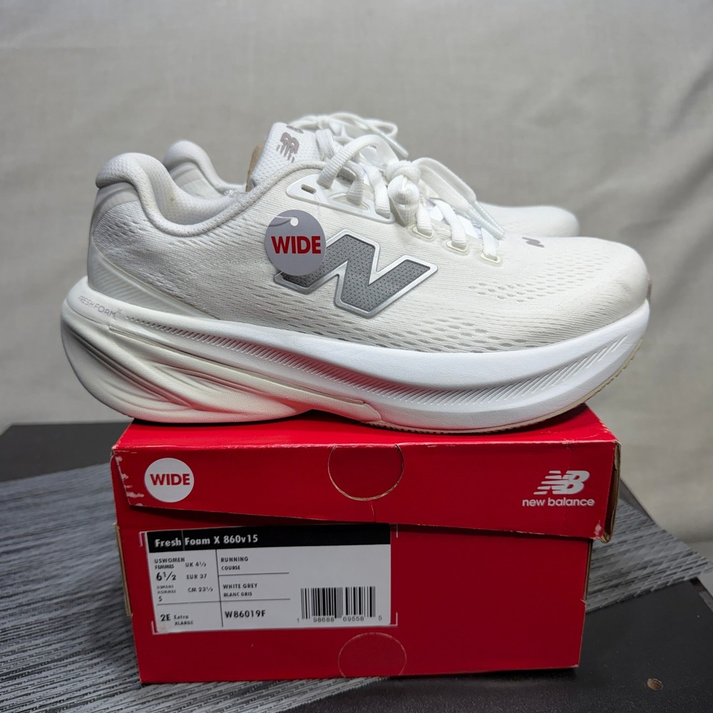 New Balance Fresh Foam X 860v15 Shoes - Womens 6.5 Wide - White W86019F
